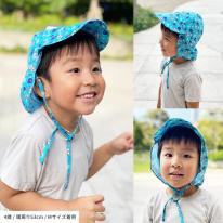 CIARA 帽子 キッズ 保育園 ゴム 日よけ 男の子 女の子 メッシュ UV lphat09