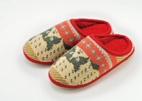 ニット織スリッパ　ボス　3色展開　サイズ展開有　　