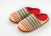 ニット織スリッパ　シンプルニット　3色展開　サイズ展開有　　