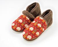 ニット織ブーツスリッパ　アップル　3色展開　　