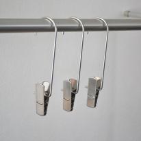[日本製]ステンレス製クリップハンガー ロング