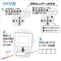 木製万年カレンダーフォトフレーム