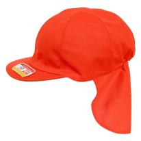 赤白帽子 六方型日よけたれ付き 525-122A