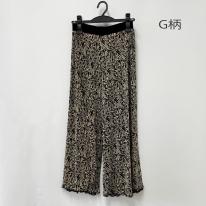 【春夏新作】リバーシブルパンツ　柄プリント ミセス レディースアパレル