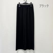 【春夏新作】ストレッチワイドパンツ　ヘリンボーン柄 ミセス レディースアパレル 当日出荷
