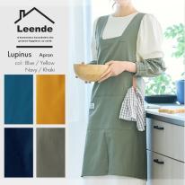 ルピナス　エプロン / バッククロス　シンプル　ユニセックス　クロスかけ紐付き