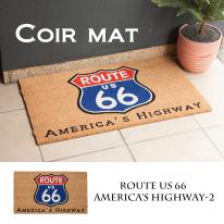 コイヤーマット［ROUTE US 66 AMERICA'S HIGHWAY-2］