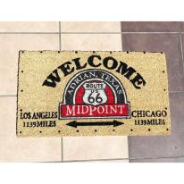 Coir mat コイヤーマット［WELCOME MIDPOINT］