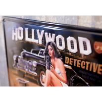 アンティークメタルエンボスプレート　S [HOLLYWOOD DETECTIVE]