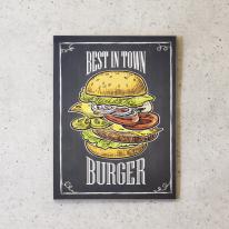 ウッドボード ［BEST IN TOWN BURGER］