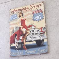 ウッドボード ［American Diner 66］