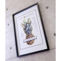 ウッドボード Frame ［PINEAPPLE］