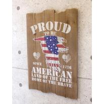 ウッドボード ［PROUD TO BE AMERICAN］