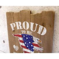 ウッドボード ［PROUD TO BE AMERICAN］