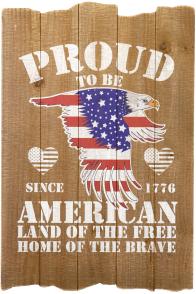 ウッドボード ［PROUD TO BE AMERICAN］