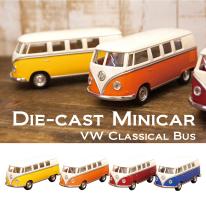 ダイキャストミニカー(M)[1962 VW Classical Bus 1/32]