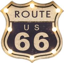 アメリカンクラシック LED サイン［ROUTE US 66］