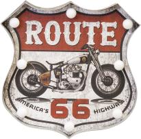 アメリカンクラシック LED サイン［ROUTE 66 Motorcycle］