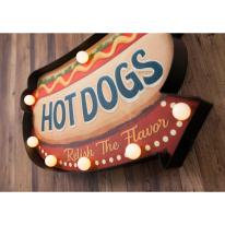 アメリカンクラシック  LED Sign [HOT DOGS]