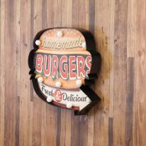 アメリカンクラシック  LED Sign [BURGERS]