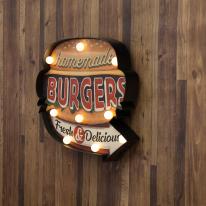 アメリカンクラシック  LED Sign [BURGERS]