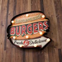 アメリカンクラシック  LED Sign [BURGERS]