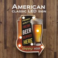 アメリカンクラシック  LED Sign [FRESH BEER]