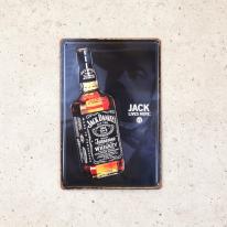 アンティークメタルエンボスプレート　S [JACK LIVES HERE]