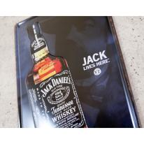 アンティークメタルエンボスプレート　S [JACK LIVES HERE]