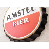 ビアーキャップ　エンボスプレート ［AMSTEL BIER］