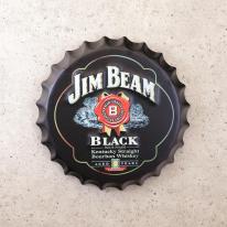 ビアーキャップ　エンボスプレート ［JIM BEAM BLACK］