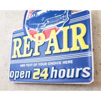 アンティークメタルプレート ［REPAIR Open 24 hours］