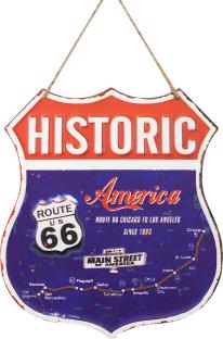 アンティークメタルプレート ［HISTORIC ROUTE66］