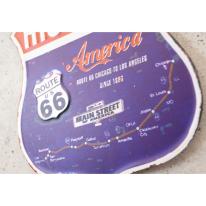 アンティークメタルプレート ［HISTORIC ROUTE66］