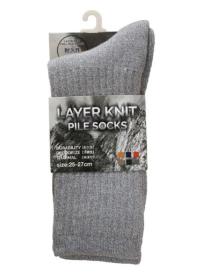 レイヤーニットパイルソックス 25-27cm
