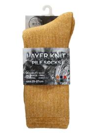 レイヤーニットパイルソックス 25-27cm