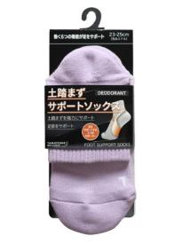 土踏まずサポートソックス ミドル先丸 23-25cm