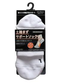 土踏まずサポートソックス ミドル先丸 23-25cm