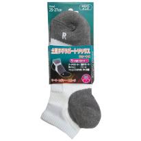土踏まずサポートソックス ショート丈 先丸 25-27ｃｍ