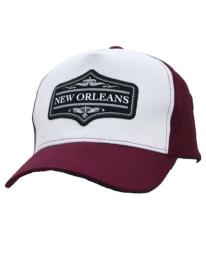 NewOrleans ワッペンツイルキャップ フリーサイズ