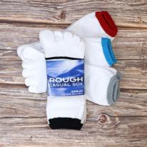 ラフ スニーカーソックス 指付 3足組 25-27cm
