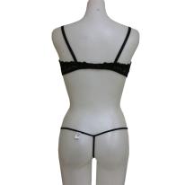 セクシーカップレスブラジャー＆Tバックショーツセット