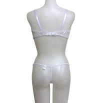 セクシーカップレスブラジャー＆Tバックショーツセット