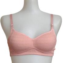 カラフルシャーリングかわいい変わり織ノンワイヤーブラ