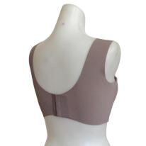 シームレスバックフック4段ベストブラブラジャー ブラ レディース