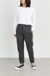 大寸  オシャ楽！裏起毛両ポケ付２本ラインスウェットパンツ【24本セット】