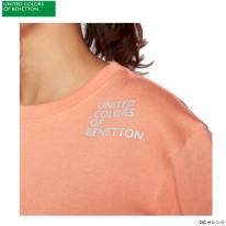 ベネトン BENETTON レディース 裏毛トレーナー 311-885 オレンジ M 単品販売