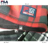 フィラ FILA ゴルフ ユニセックス ネックウォーマーフリース 789-940 レッド 単品販売