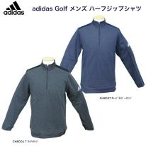 アディダス Golf メンズ 裏毛ハーフジップ 長袖シャツ IXC22 ブラック O 単品販売