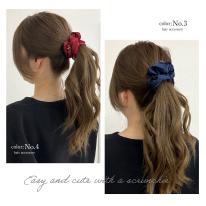 ヘアアクセサリー 大人 おしゃれ シュシュ シンプル レディース 小物 可愛い かわいい 即納